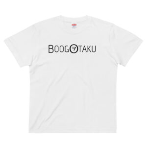 "BoogOtaku" White Short Sleeve
